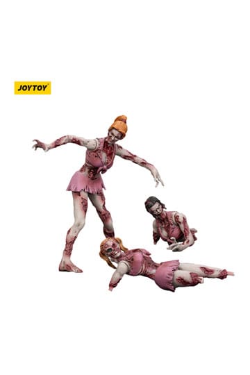 Zombie Dark Source-actiefiguren 3-pack Cheer Leaders 8 cm