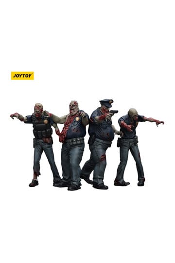 Akcijske figure Zombie Dark Source Pakiranje od 4 polica (muški) 8 cm