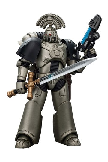 Warhammer Horus Heresy Aksiyon Figürü 1/18 demir Savaşçıları MKVI Güç Kılıcı ve Plazma Tabanca ile Taktik Çavuş 12 cm