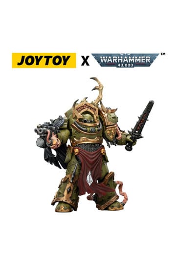 Warhammer 40,000 Action Figure Death Guard Blightlord Terminator 3 with Combi-bolter and Bubotic Blade 14 cm