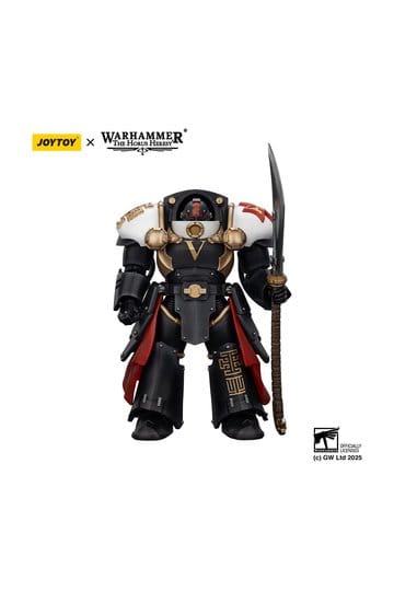 Warhammer The Horus Heresy Action Figure White Scars Ebon Keshig Terminator 1 con Power Glaive 13 cm