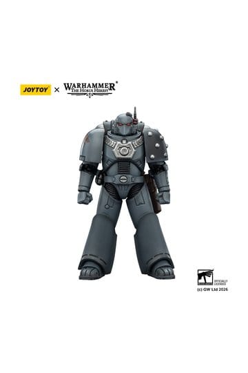 Warhammer La Herejía de Horus Figura de Acción Lobos Espaciales MKVI Legionario Táctico 12 cm