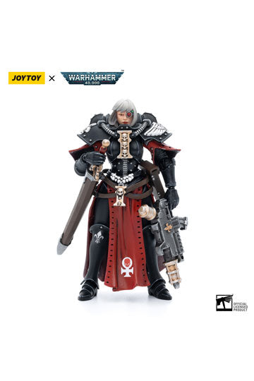 Warhammer 40k Aksiyon Figürü 1/18 Adepta Sororitas Savaş Kardeş Kardeş Kassia 10 cm