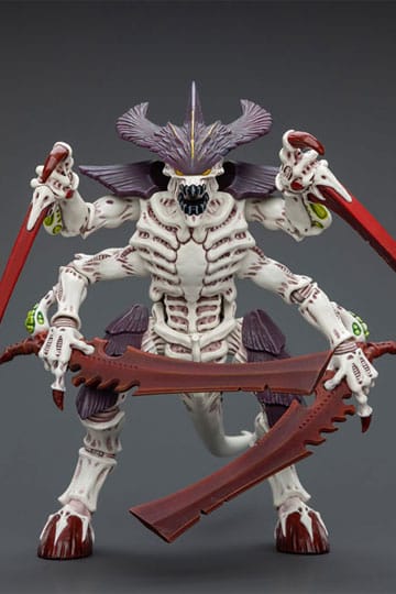 Warhammer 40K Eylem Şekil 1/18 Tyranids Hive Filo Leviathan Tyranid Warrior Boneswords 12 Cm