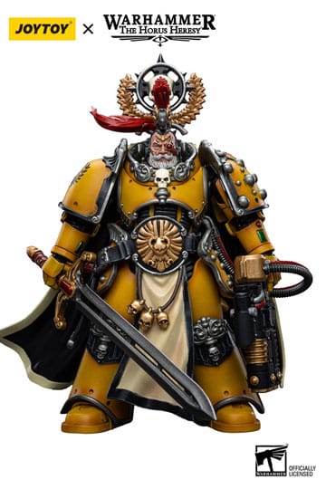 Warhammer The Horus Herejía Acción Figura 1/18 Puños imperiales Legión Praetor con Power Sword 12 cm