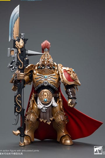 Warhammer 40K Action Şekil 1/18 Adeptus Custodes Guardian Spear ile Kaptan Kalkanı 12 Cm