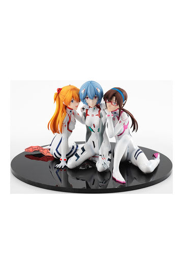 Evangelion: 3,0 + 1,0 trois fois sur une statue PVC Time 1/8 ASUKA / REI / MARI: NewType Cover ver.