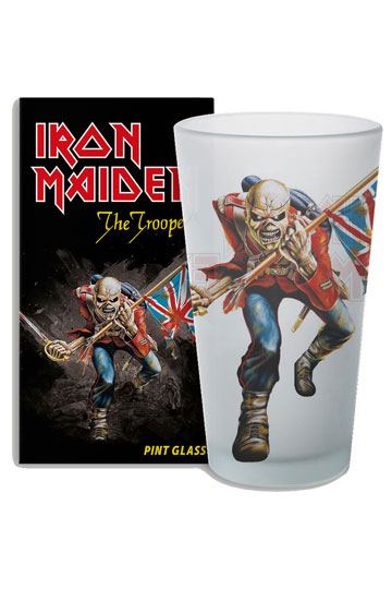 Iron Maiden pint glas de trooper