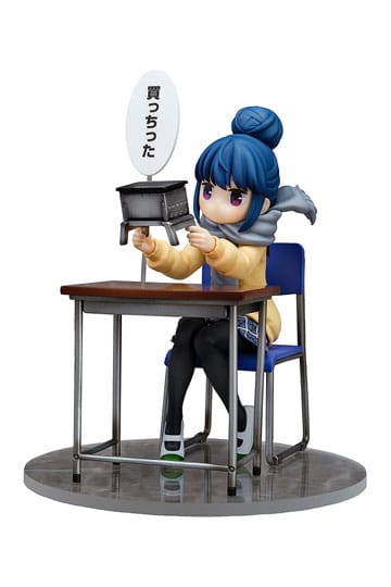 Relaxte kamp PVC-standbeeld 1/7 Rin Shima: Kijk wat ik heb gekocht Ver. 14 cm