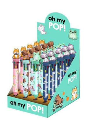 Oh My Pop ! Multicoloured ball pen Mix - Display (24)