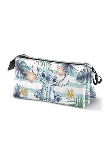 Lilo & Stitch Triple Pencil Case Ocean