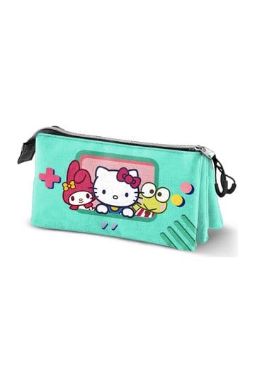 Sanrio Triple Pencil Case Hello Kitty Videogame