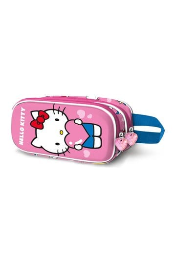 Sanrio 3D Double Pencil Case Hello Kitty Heart
