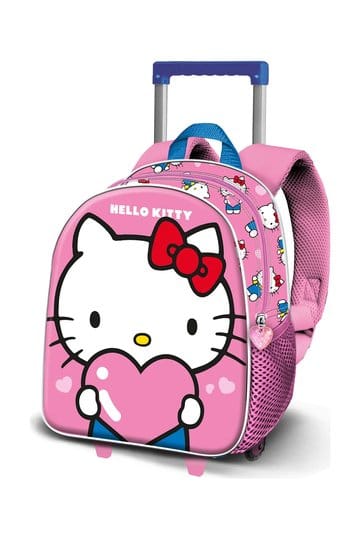 Zaino Sanrio piccolo 3D con ruote Hello Kitty Heart