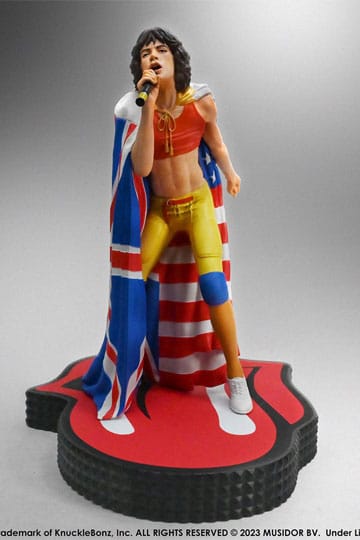 The Rolling Stones Rock Iconz Statue Mick Jagger (Tattoo You Tour 1981) 22 cm