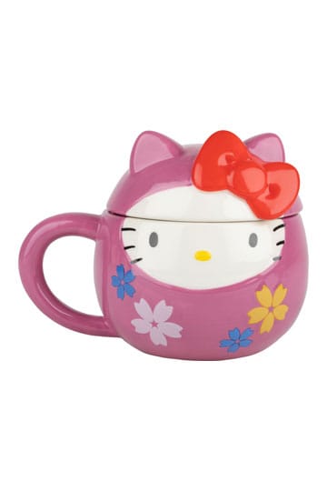 Sanrio 3D Mug Hello Kitty Kitty Daruma