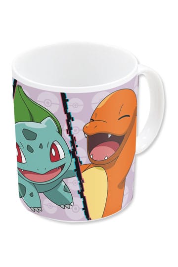 Pokemon šalica Charmander, Bulbasaur, Squirtle, Pikachu 320 ml