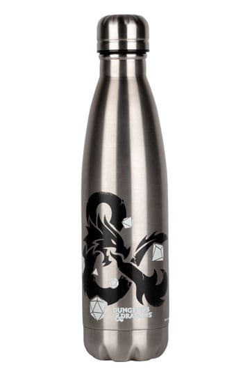 Dungeons & Dragons Thermo Water Bottle Logo Silver