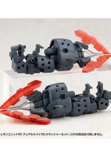 Kotobukiya M.S.G. Model Kit Accessory Set Heavy Weapon Unit 65 Dual Spiral Crusher Set
