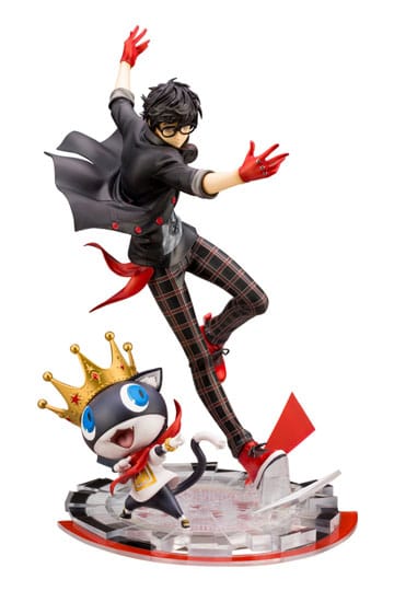 Persona 5 Dancing Star Night Artfxj Estatua 1/8 Héroe y Morgana 25 cm