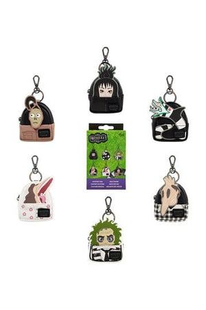 Beetlejuice by Loungefly Nyckelringar Mini Backpack Blind Box Sortiment (15)