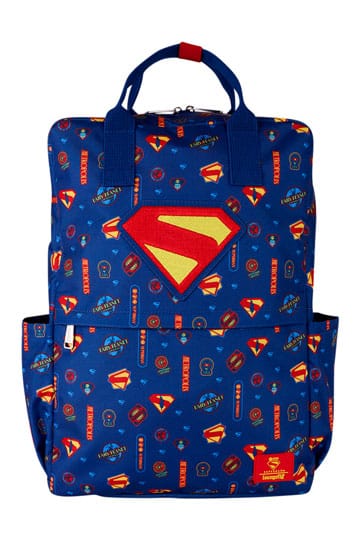 Loungefly tam boyutlu naylon sırt çantası Süpermen tarafından DC Comics