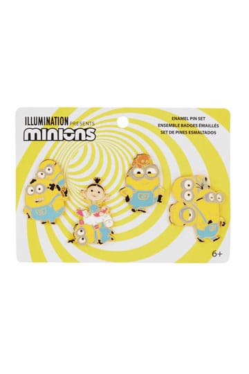 Loungefly emaye pimleri tarafından Despicable Me 4-set çeşitliliği 3 cm