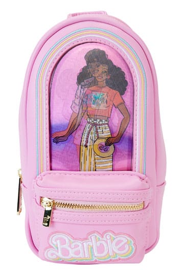 Mattel von Loungfly Bleistift Case Mini Backpack Barbie 65. Jubiläumspuppenbox