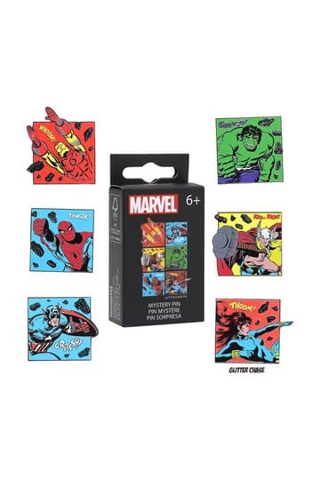 Marvel av Loungefly Emalj Pins Classic Avengers Blind Display (12)