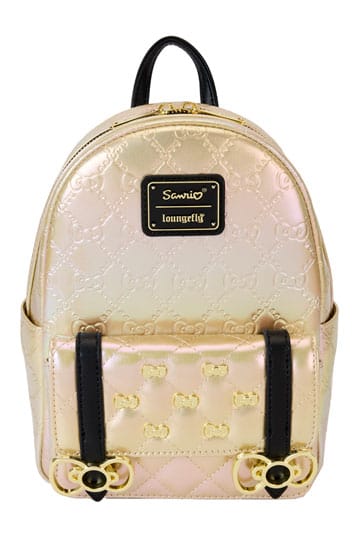 Hello Kitty 50th Anniversary by Loungefly Mini Backpack Metallic Gold