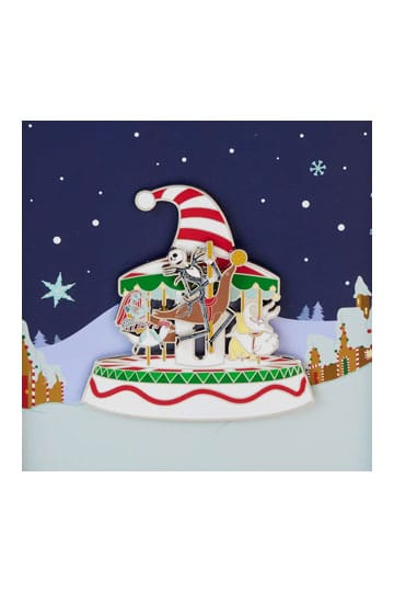 Nightmare Before Christmas by Loungefly Enamel 3" Pins Christmas Town Carousel 3" Limited Edition 8 cm