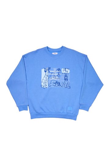 Disney by Loungefly Sweatshirt Unisex hunde og katte Oversized crewneck