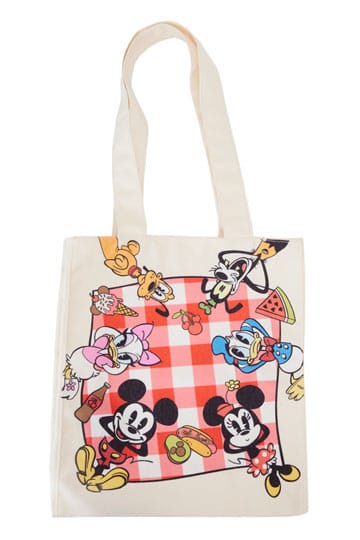 Disney tarafından Loungefly Canvas Tote Bag Mickey ve Friends Piknik