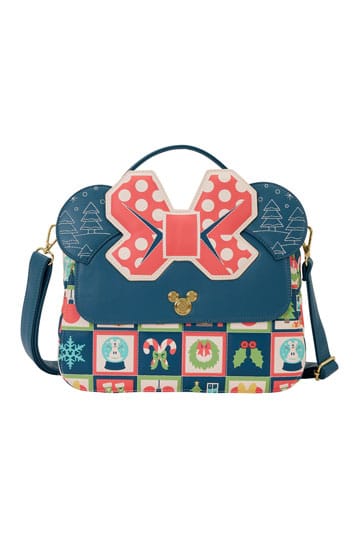 Borsa a tracolla Disney by Loungefly Topolino e Minnie Holiday