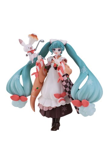 Karaktär Vocal Series 01: Hatsune Miku Figma Action Figur Snow Miku: Winter Delicacy Ver. 14 cm