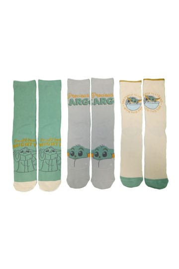 Star Wars The Mandalorian Socks 3-Pack Grogu S-M