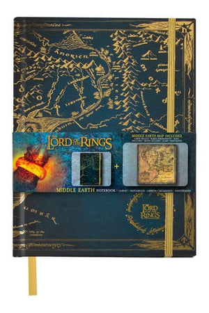 Lord of the Rings Notebook Map of Middle Earth