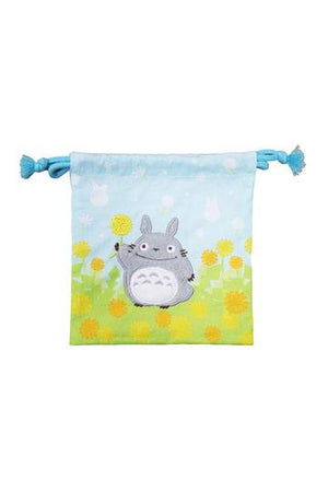Min nabo Totoro vaskeri opbevaringspose totoro med blomster 20 x 19 cm