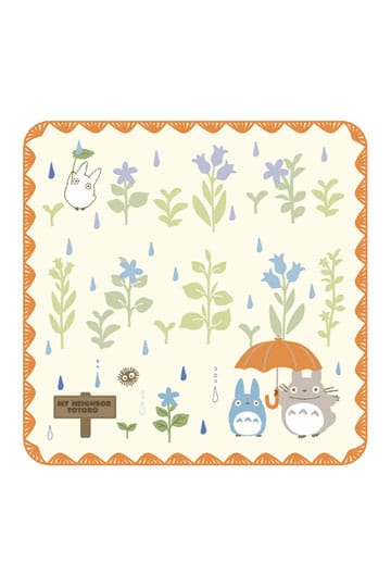 Studio Ghibli Mini-Handtuch „Mein Nachbar Totoro unter dem Regen“, 25 x 25 cm
