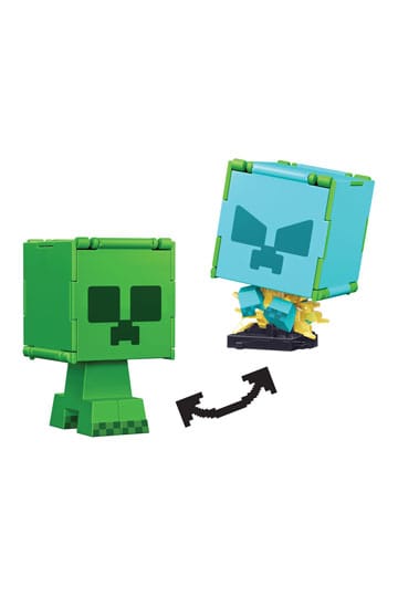 Minecraft Flippin Actie Figuur Creeper &amp; Geladen Creeper