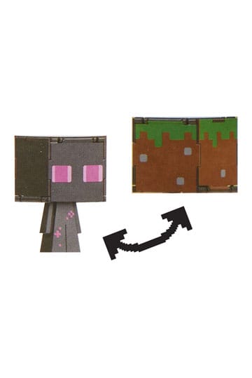 Minecraft Flippin Action Figure Ederman & Grass Block