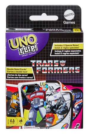 Transformers Uno Flip! Kartenspiel