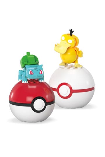 Pokémon Mega Construction Set Poké Ball Collection: Bulbasaur & Psyduck