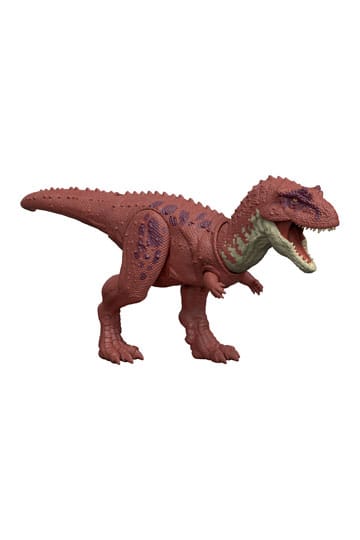 Jurassic World Rebirth Action figure con suono selvaggio ruggito Aucasaurus 12 cm