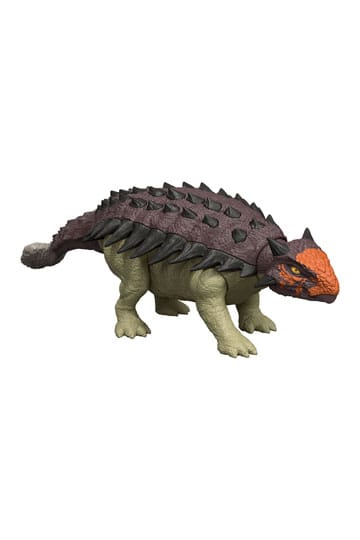 Jurassic World Rebirth Action figure con suono selvaggio ruggito ankylosaurus 7 cm