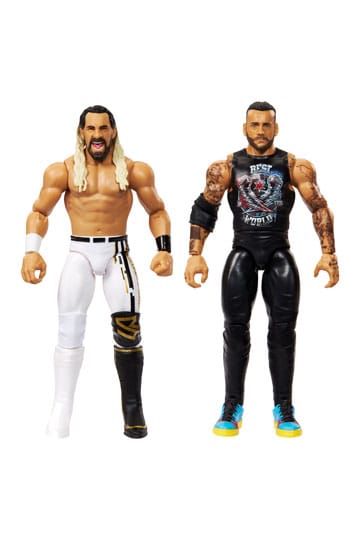 WWE Ana Etkinlik Karşılaşması Aksiyon Figürleri CM Punk vs Seth "Freakin" Rollins 2'li Paket 15 cm