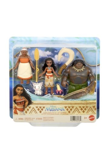 Vaiana Action Figur 3-Pack karaktersæt 9 cm