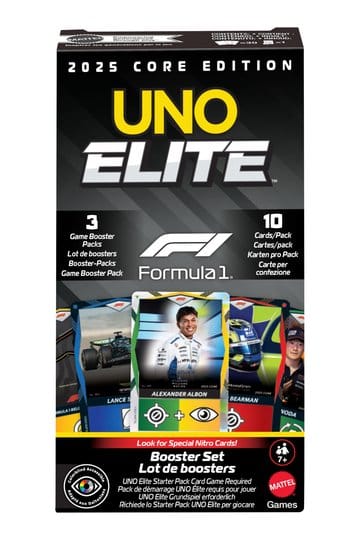Formel 1 UNO kortspel Elite F1 Booster-set