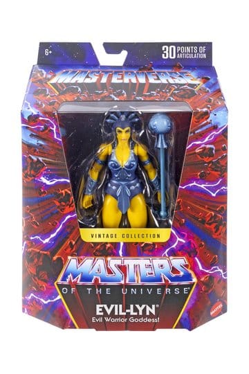 Figura de acción Masters of the Universe Masterverse Colección Vintage: Evil-Lyn 18 cm