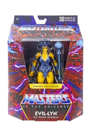 Figura de acción Masters of the Universe Masterverse Colección Vintage: Evil-Lyn 18 cm